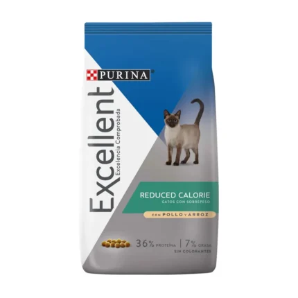 Excellent Gatos Adultos con Sobrepeso Pollo y Arroz