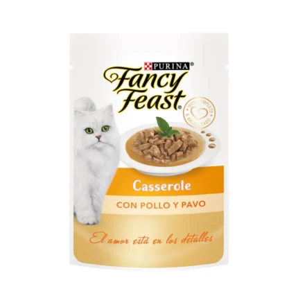 Pouch Fancy Feast Casserole Pollo y Pavo